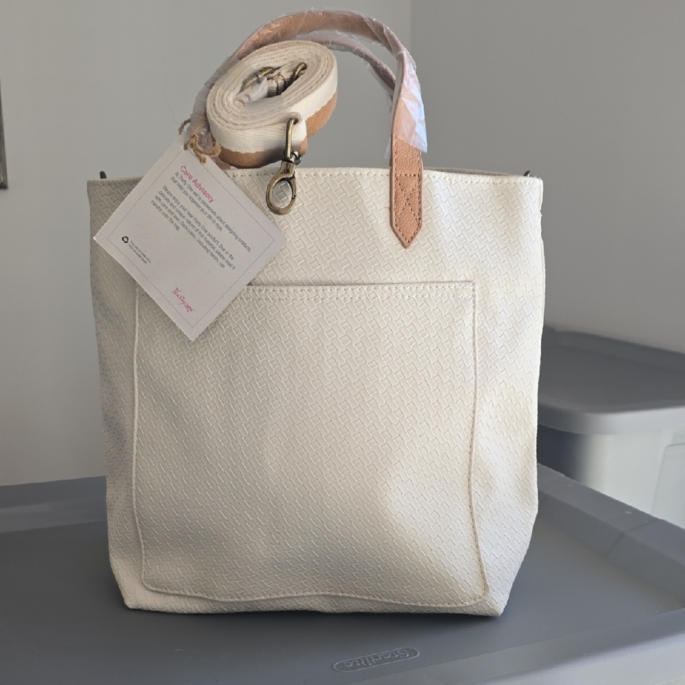 NWT Thirty-One Cream and Tan Tote Bag